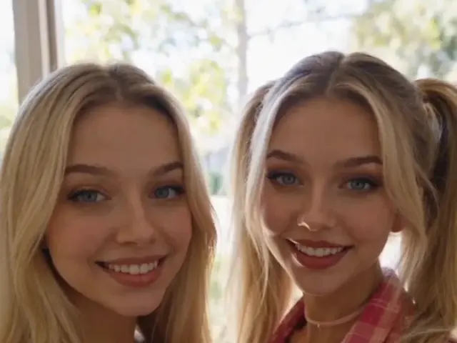 My Girlfriend's Twin – AI xxx series on Candy, episode 1 frame